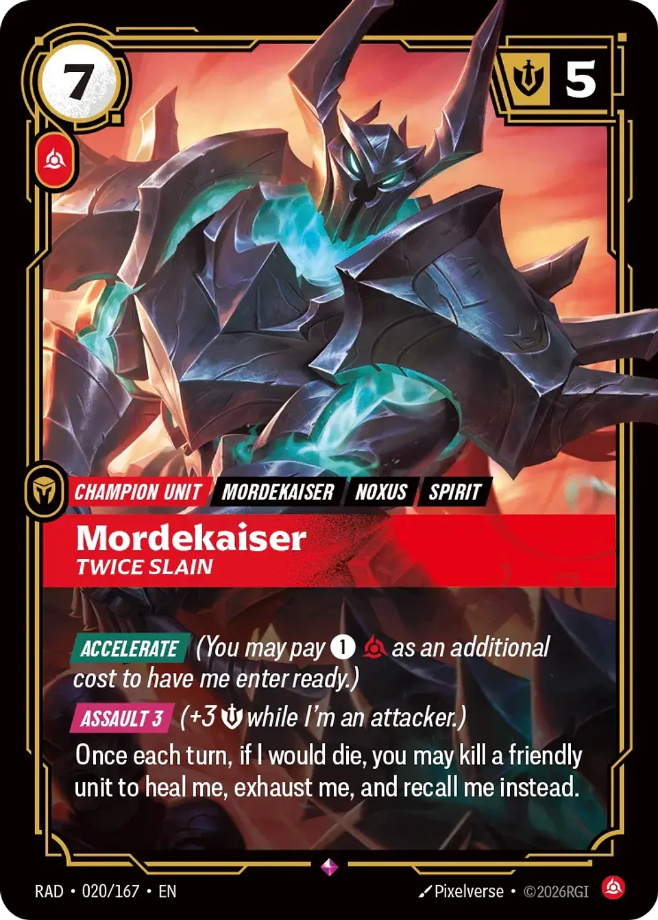 Mordekaiser, Twice Slain 1