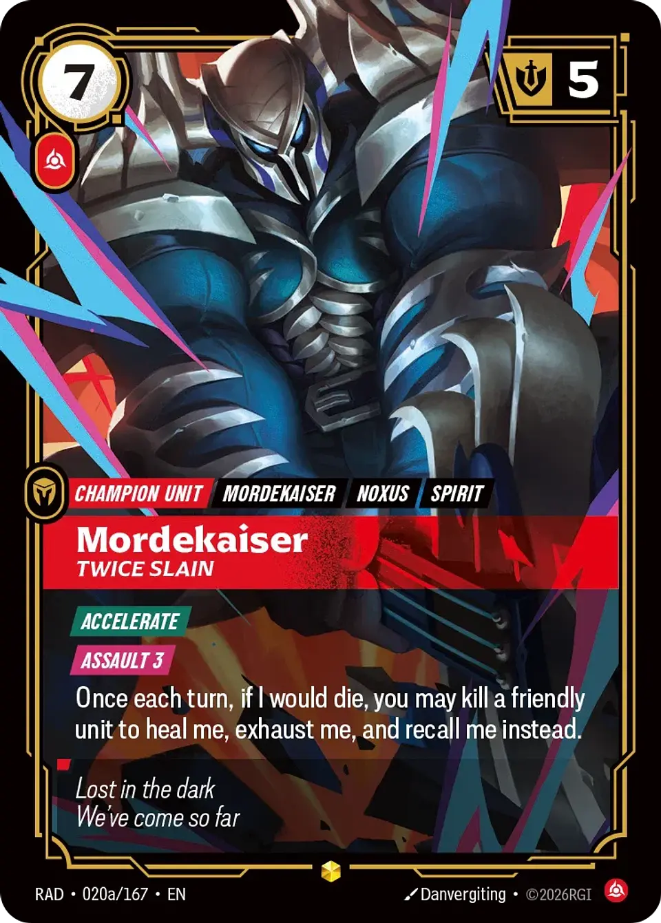 Mordekaiser, Twice Slain (Alternate Art) 1