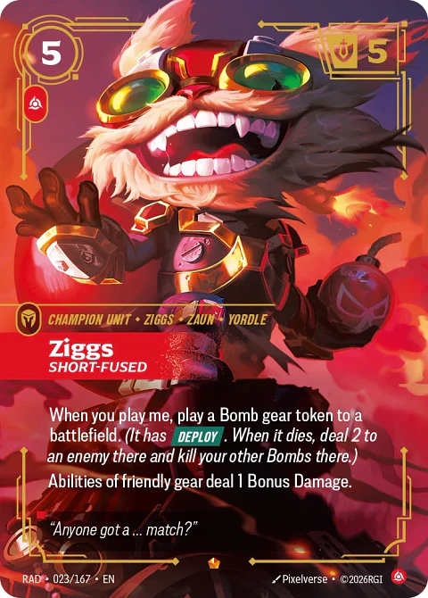 Ziggs, Short-Fused