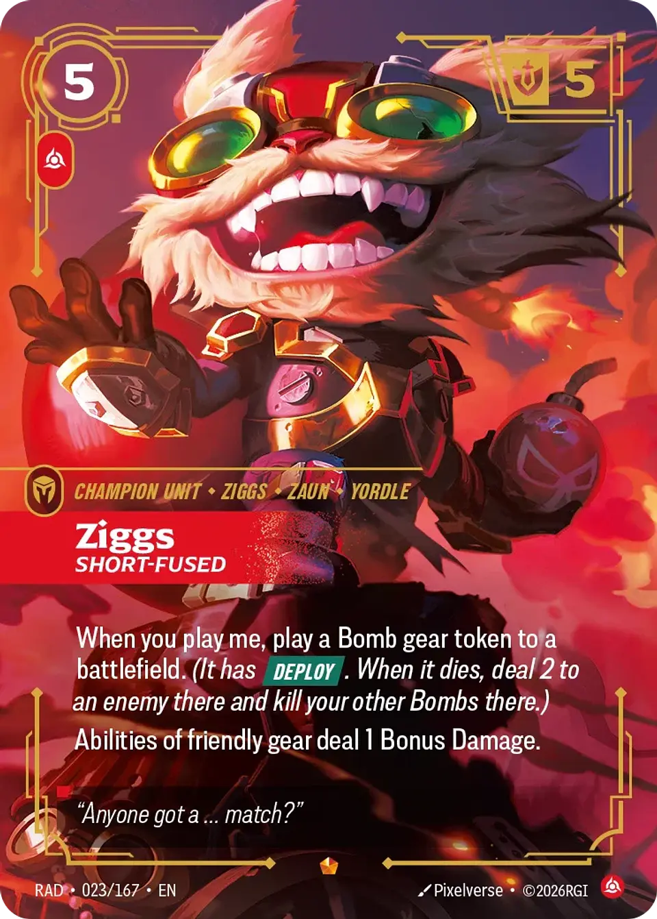 Ziggs, Short-Fused 1