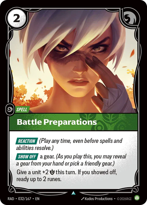 Battle Preparations