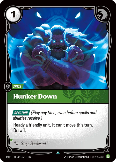 Hunker Down