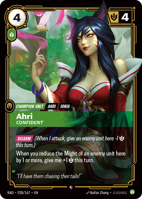 Ahri, Confident