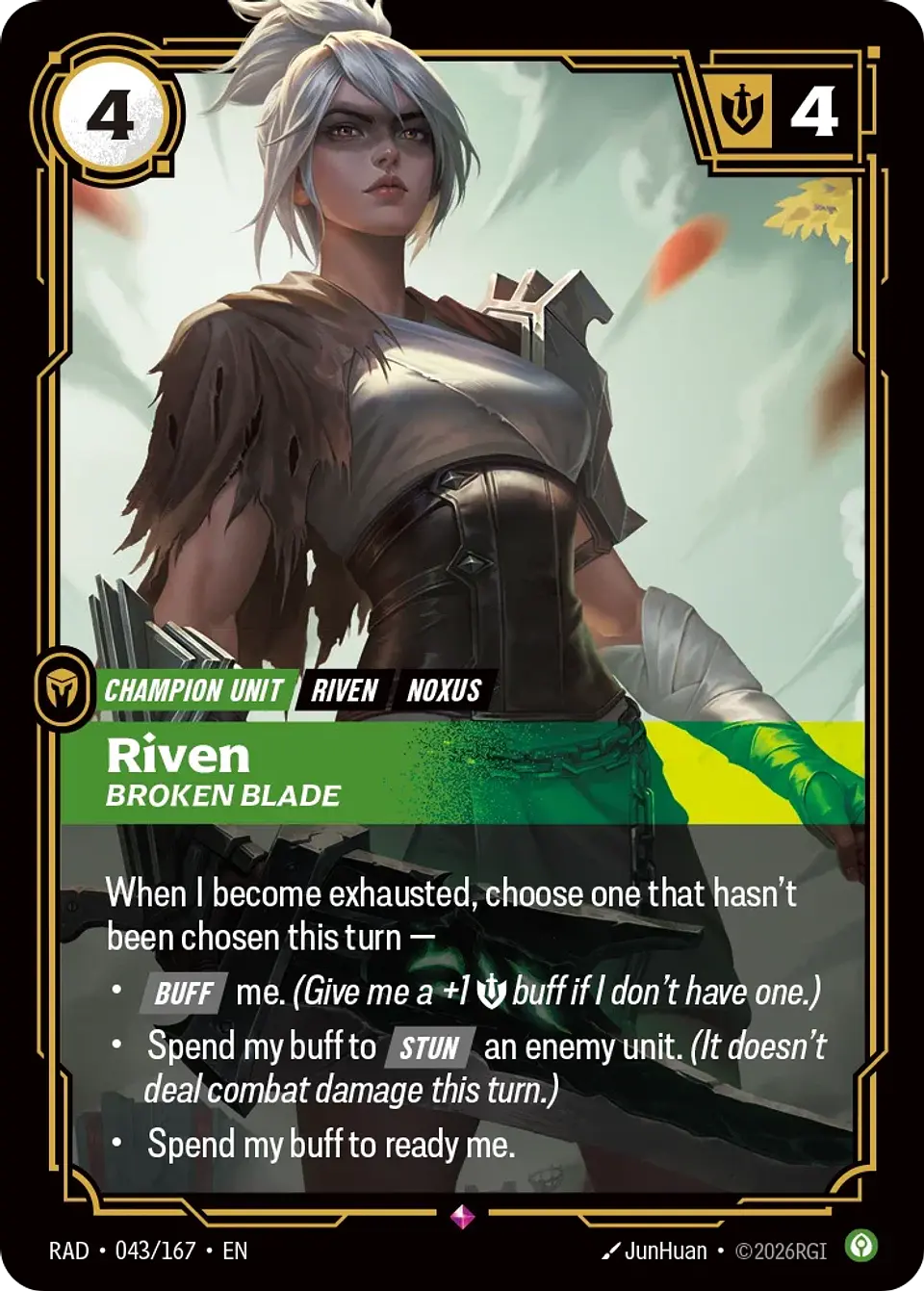 Riven, Broken Blade 1