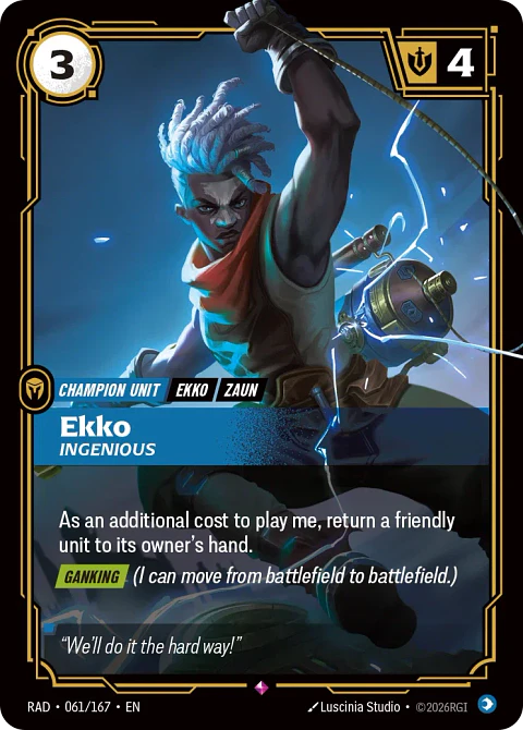 Ekko, Ingenious