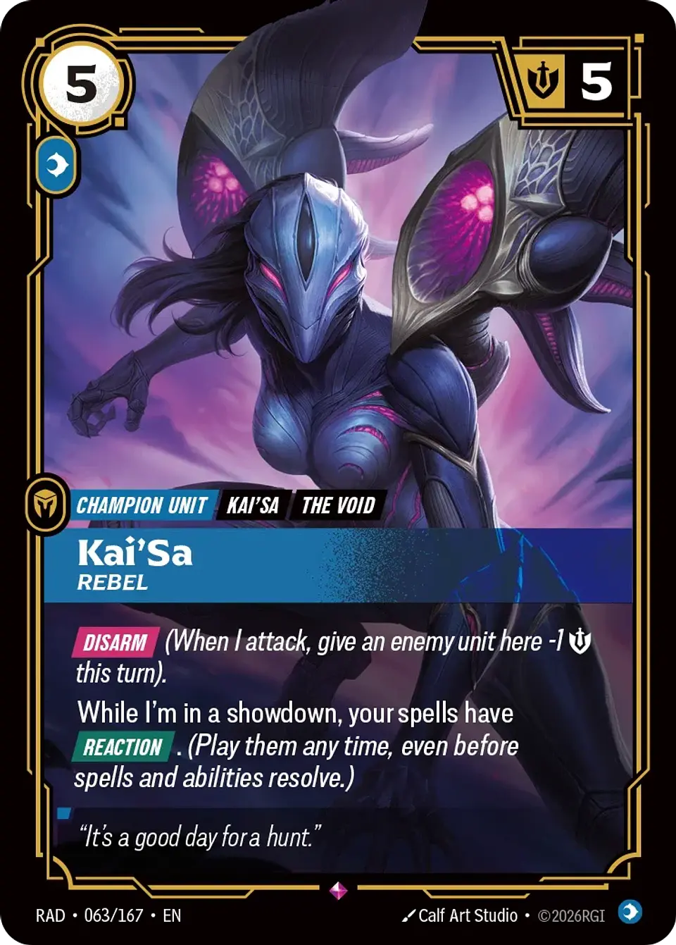 Kai'Sa, Rebel 1