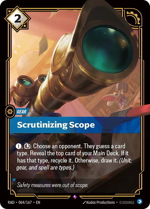 Scrutinizing Scope