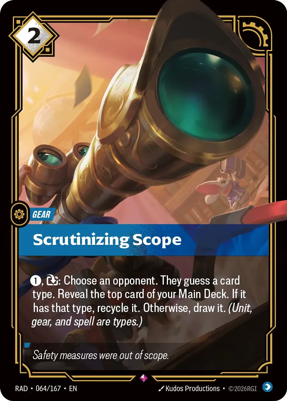 Scrutinizing Scope 1