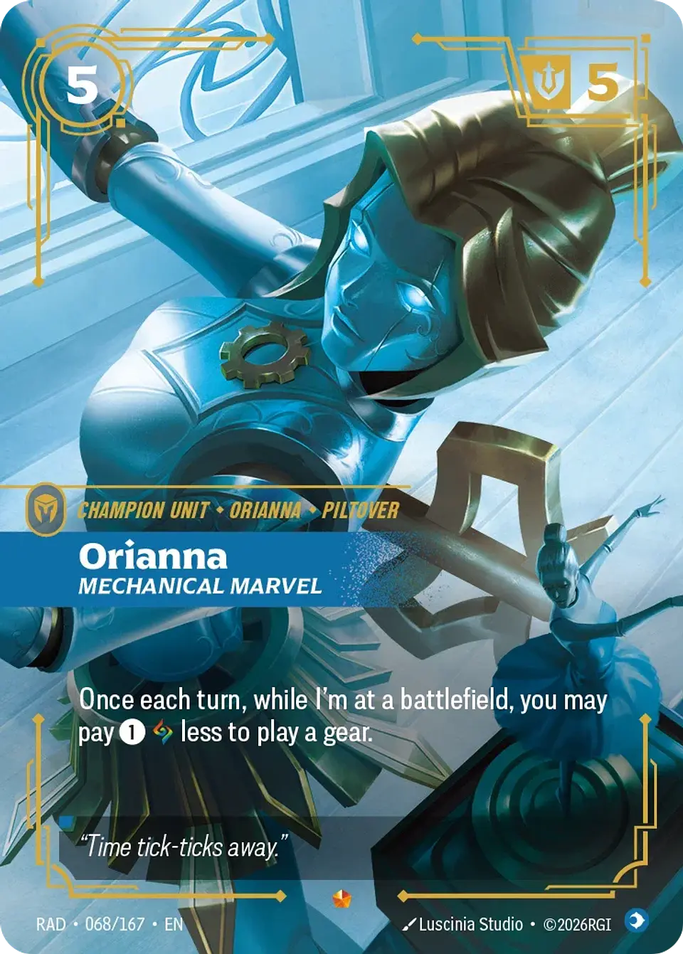 Orianna, Mechanical Marvel 1