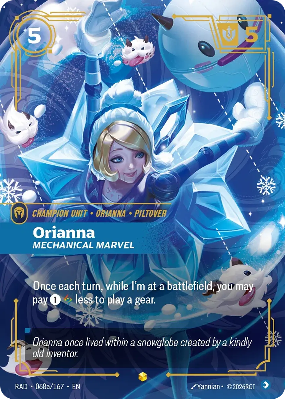 Orianna, Mechanical Marvel (Alternate Art) 1
