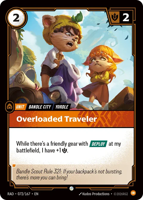 Overloaded Traveler