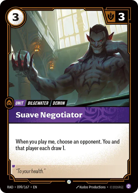 Suave Negotiator