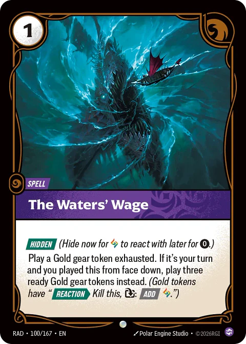 The Waters' Wage
