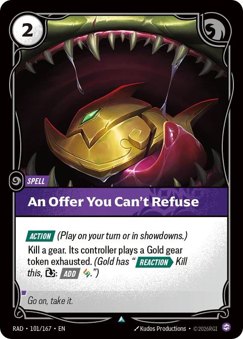 An Offer You Can't Refuse