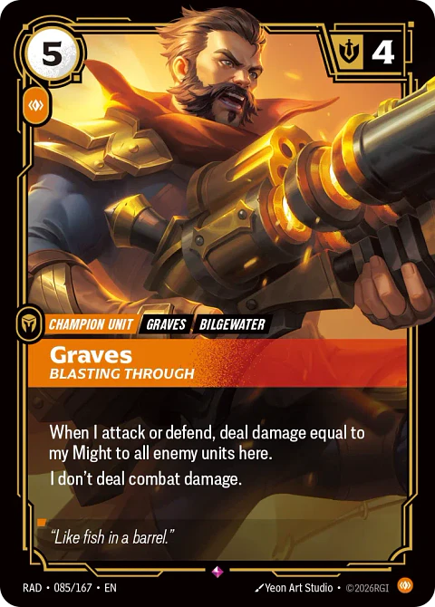 Graves, Blasting Through