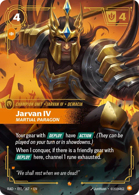 Jarvan IV, Martial Paragon