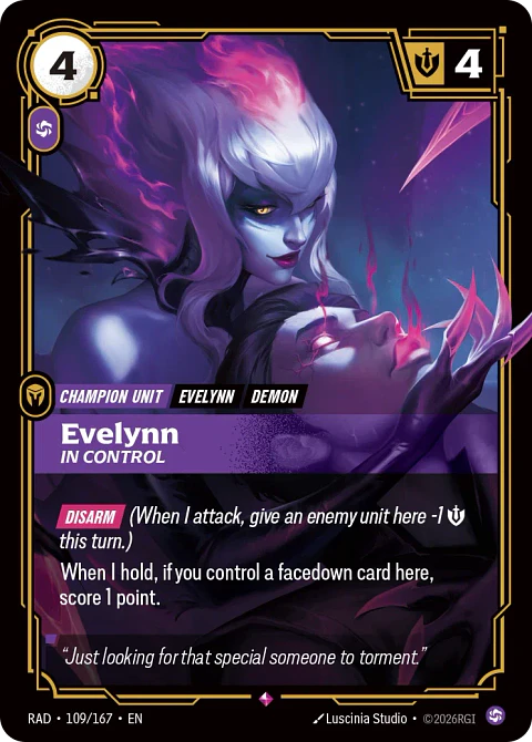 Evelynn, In Control