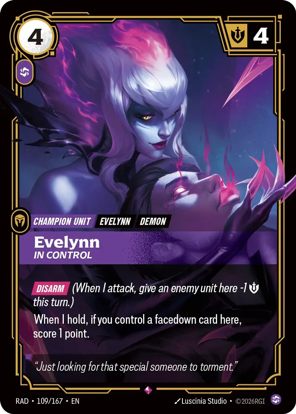 Evelynn, In Control 1