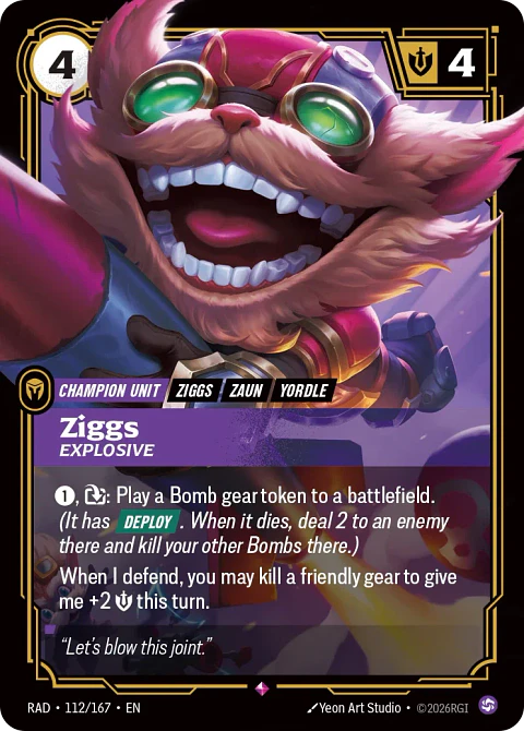 Ziggs, Explosive
