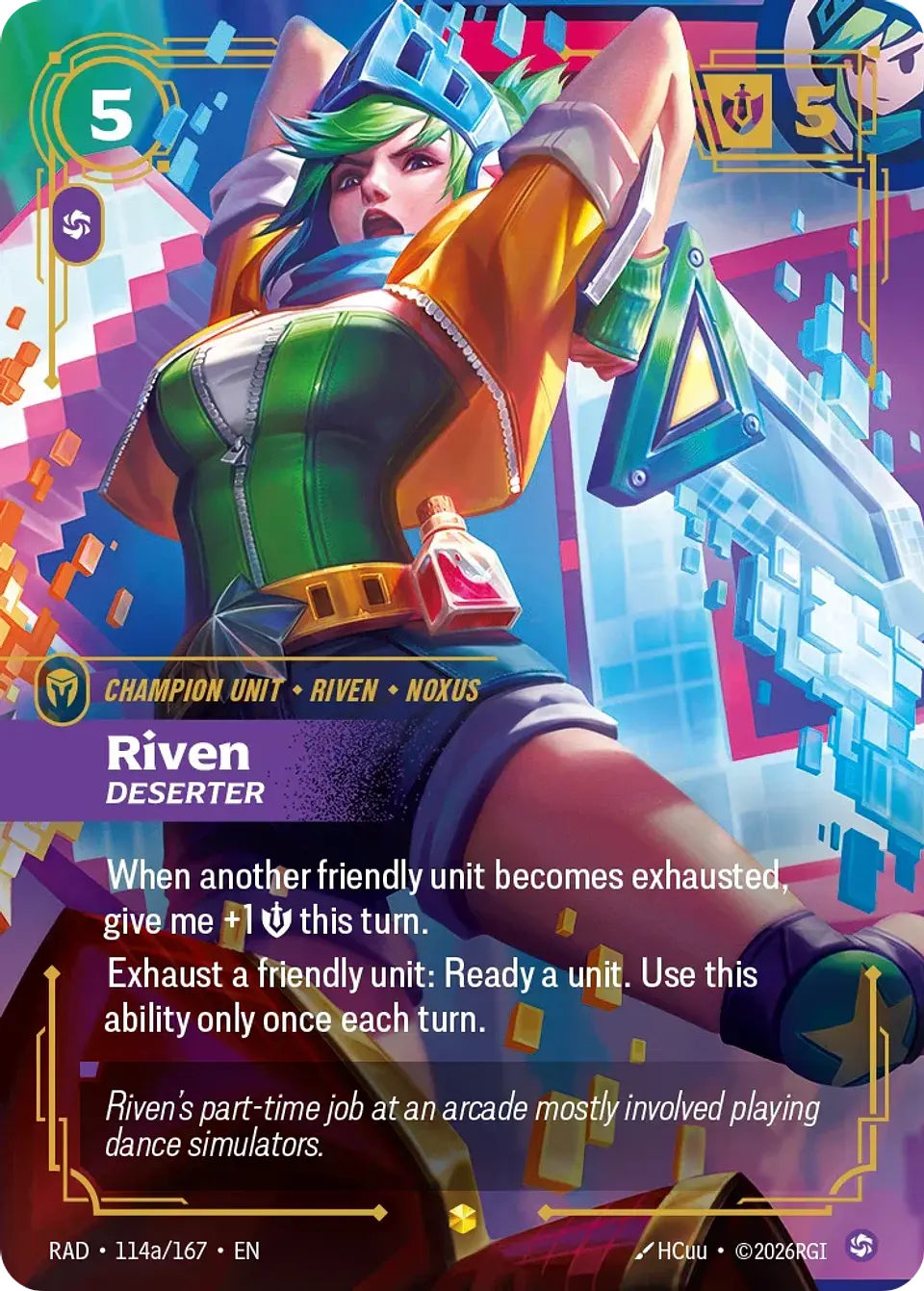 Riven, Deserter (Alternate Art) 1