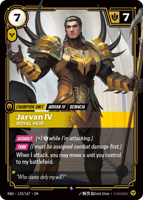 Jarvan IV, Royal Heir