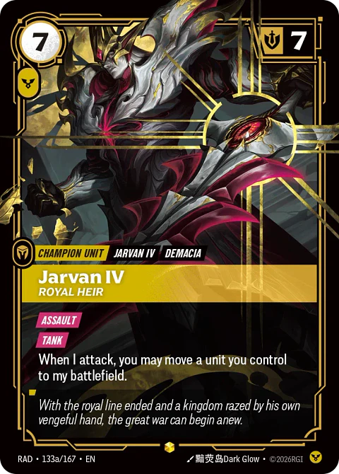 Jarvan IV, Royal Heir (Alternate Art)