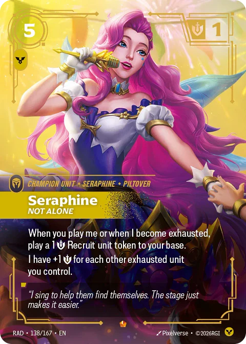 Seraphine, Not Alone