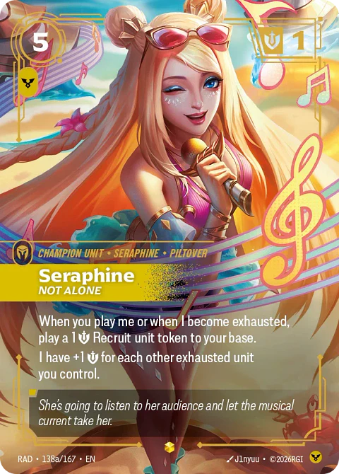 Seraphine, Not Alone (Alternate Art)