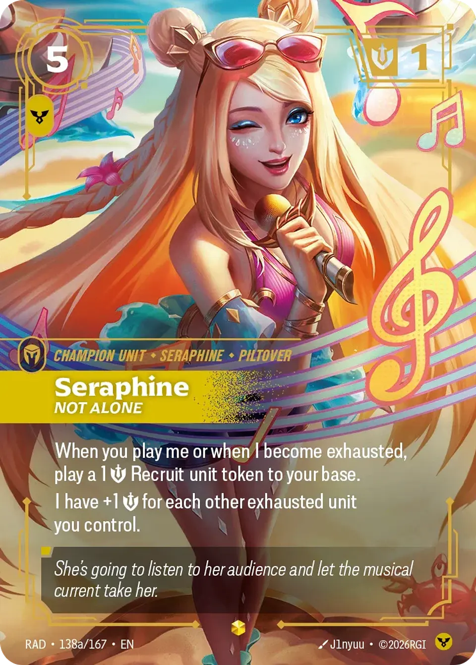 Seraphine, Not Alone (Alternate Art) 1