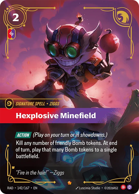 Hexplosive Minefield