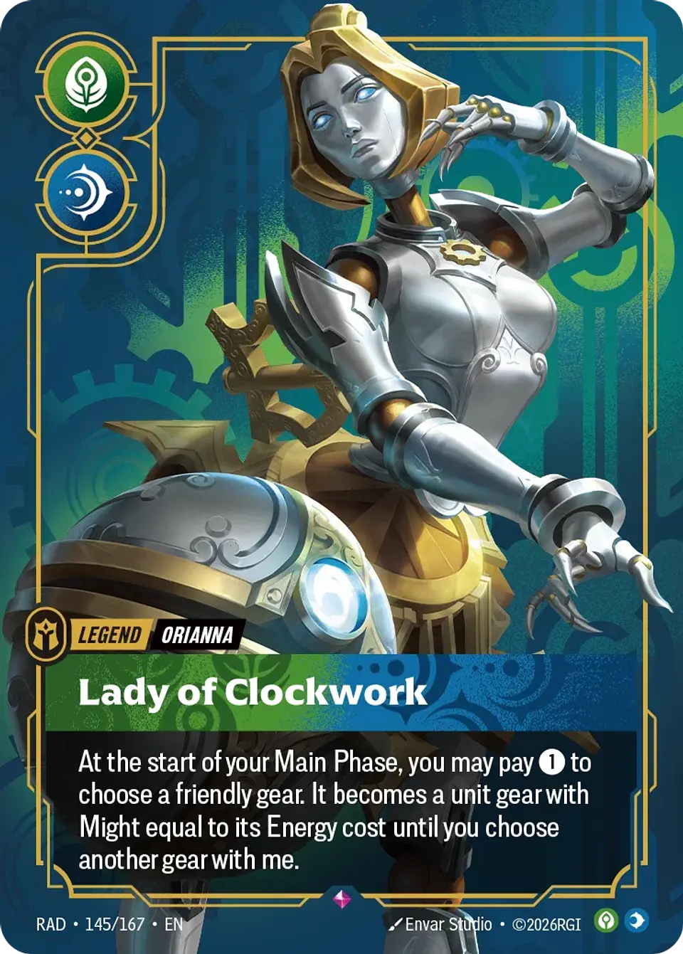 Orianna, Lady of Clockwork 1