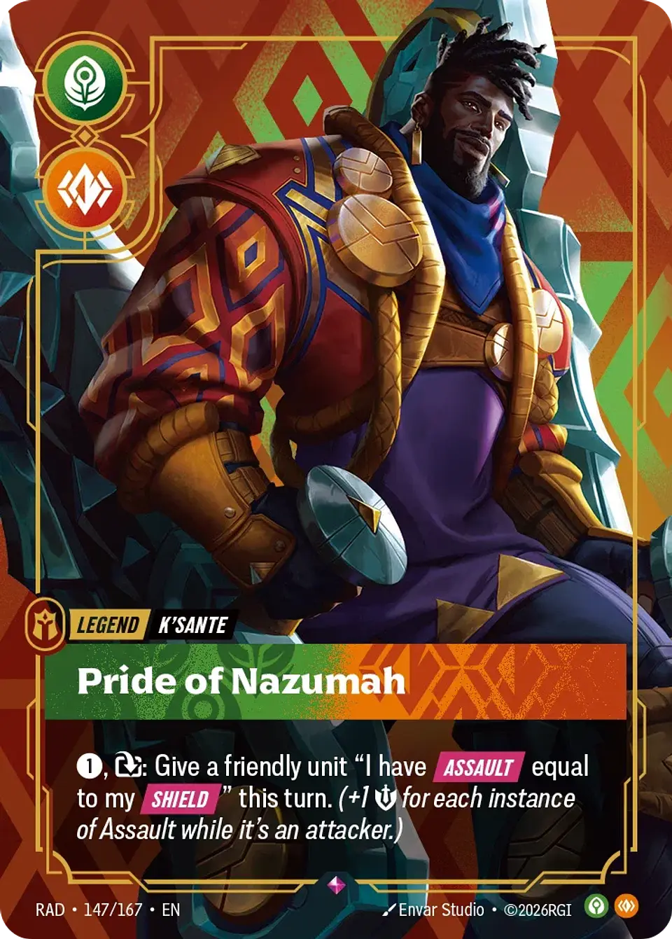 K'Sante, Pride of Nazumah 1