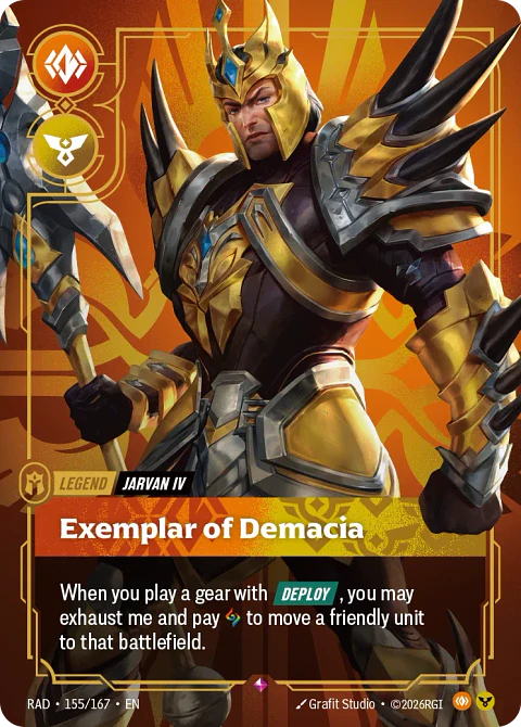 Jarvan IV, Exemplar of Demacia