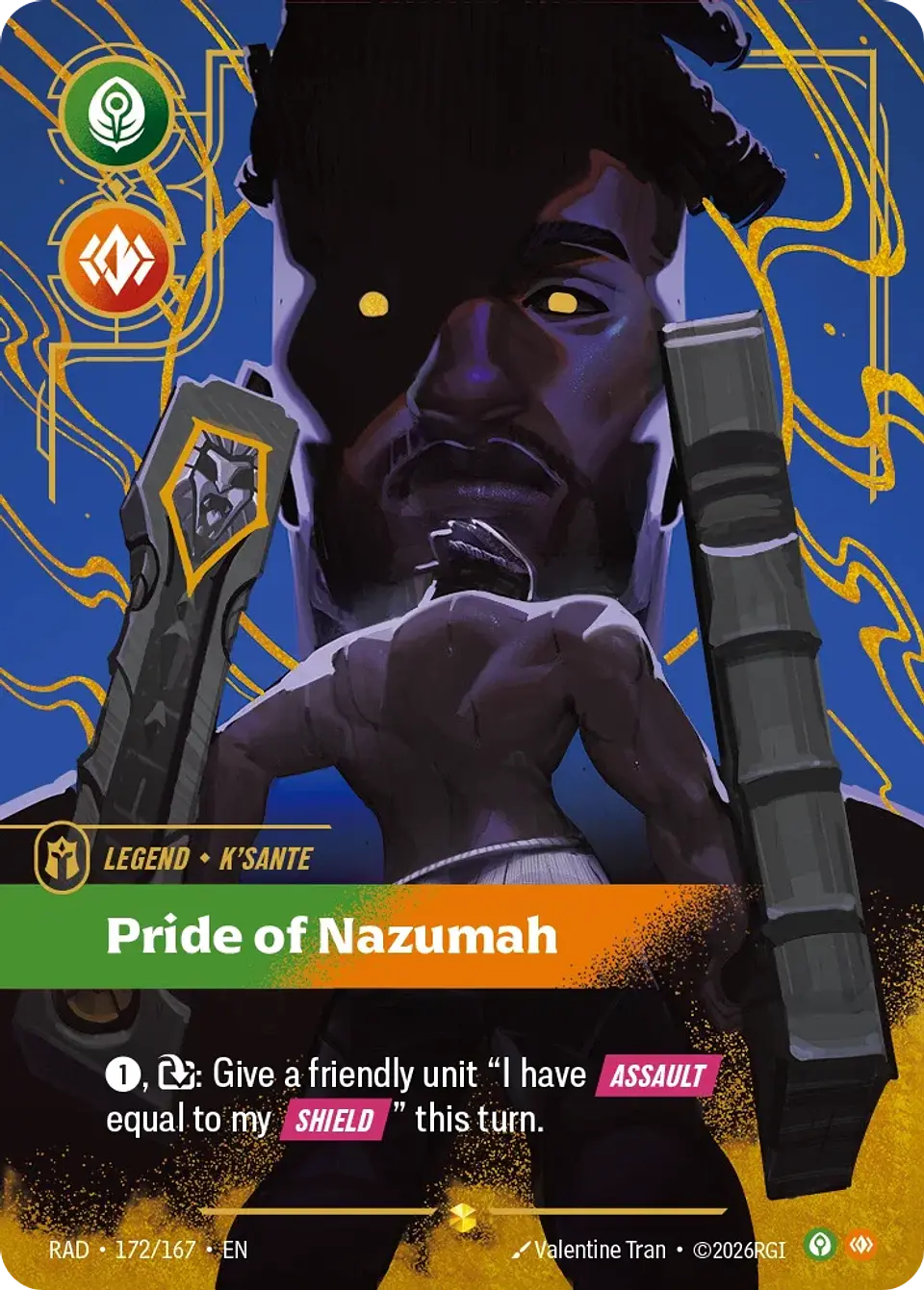 K'Sante, Pride of Nazumah (Overnumbered) 1