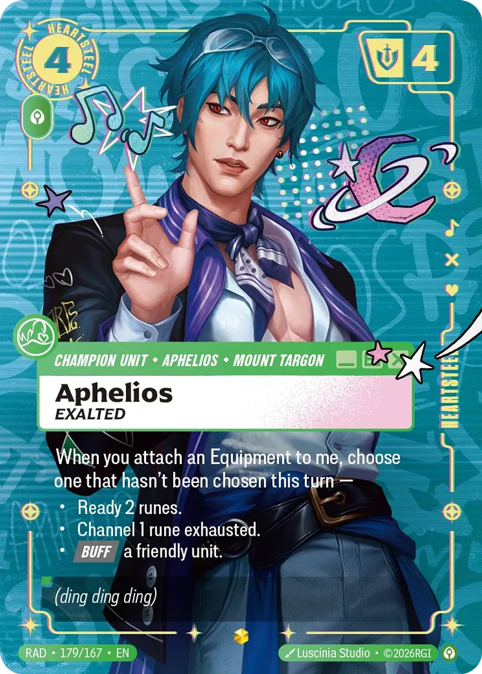 Aphelios, Exalted (Heartsteel Overnumbered) 1