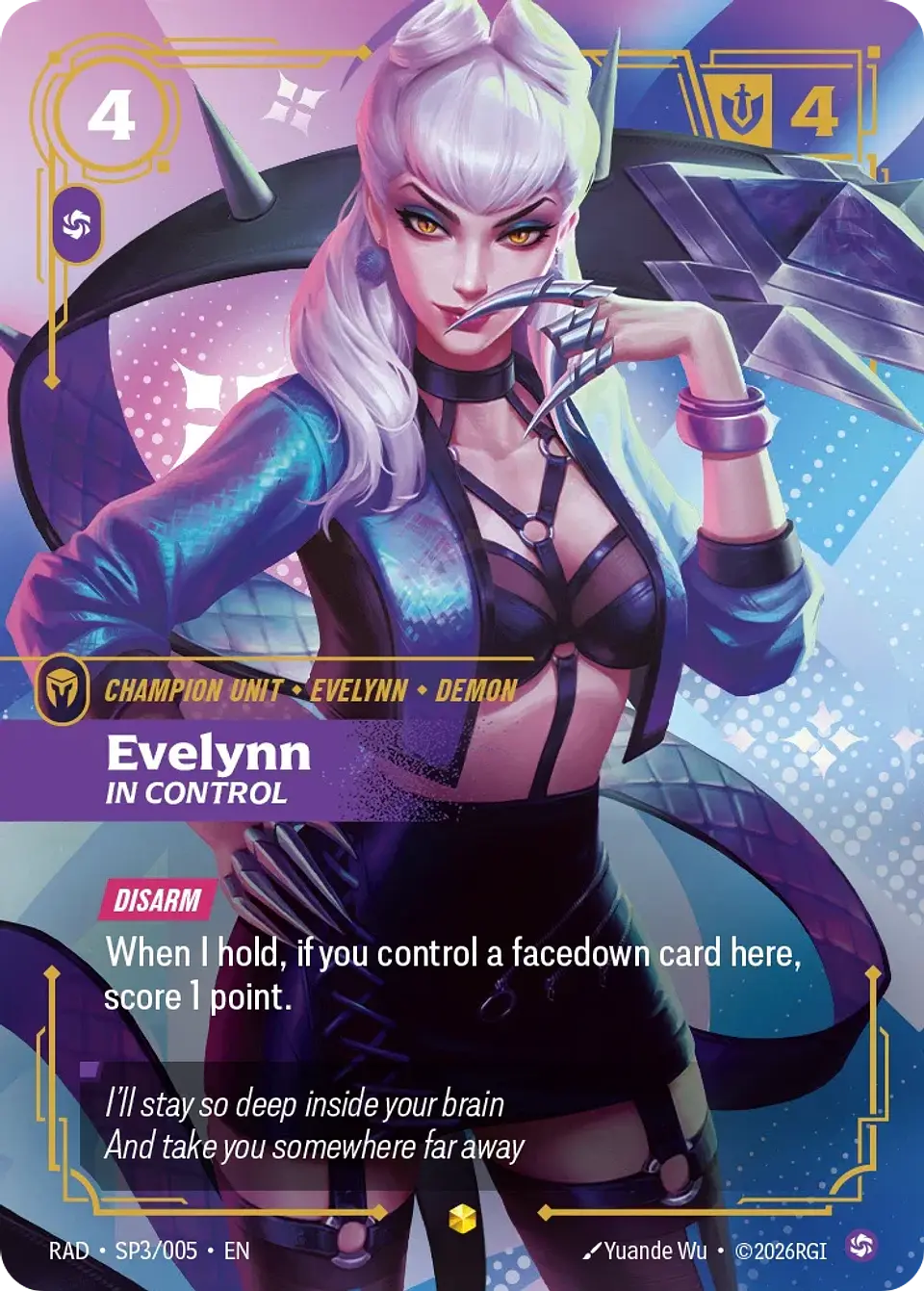 Evelynn, In Control (K/DA Special Art Card) 1