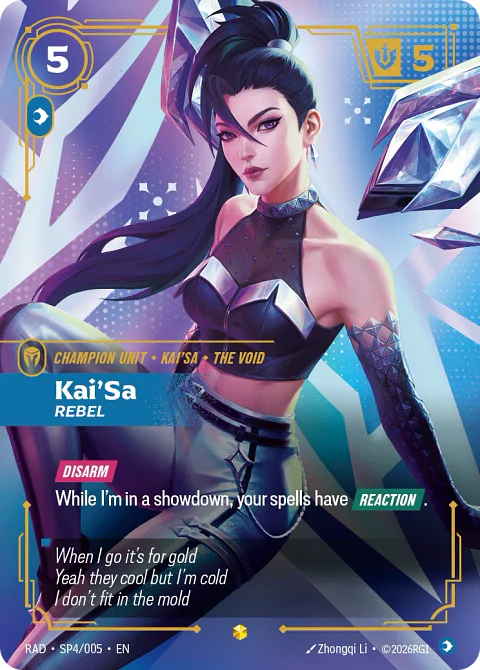 Kai'Sa, Rebel (K/DA Special Art Card)