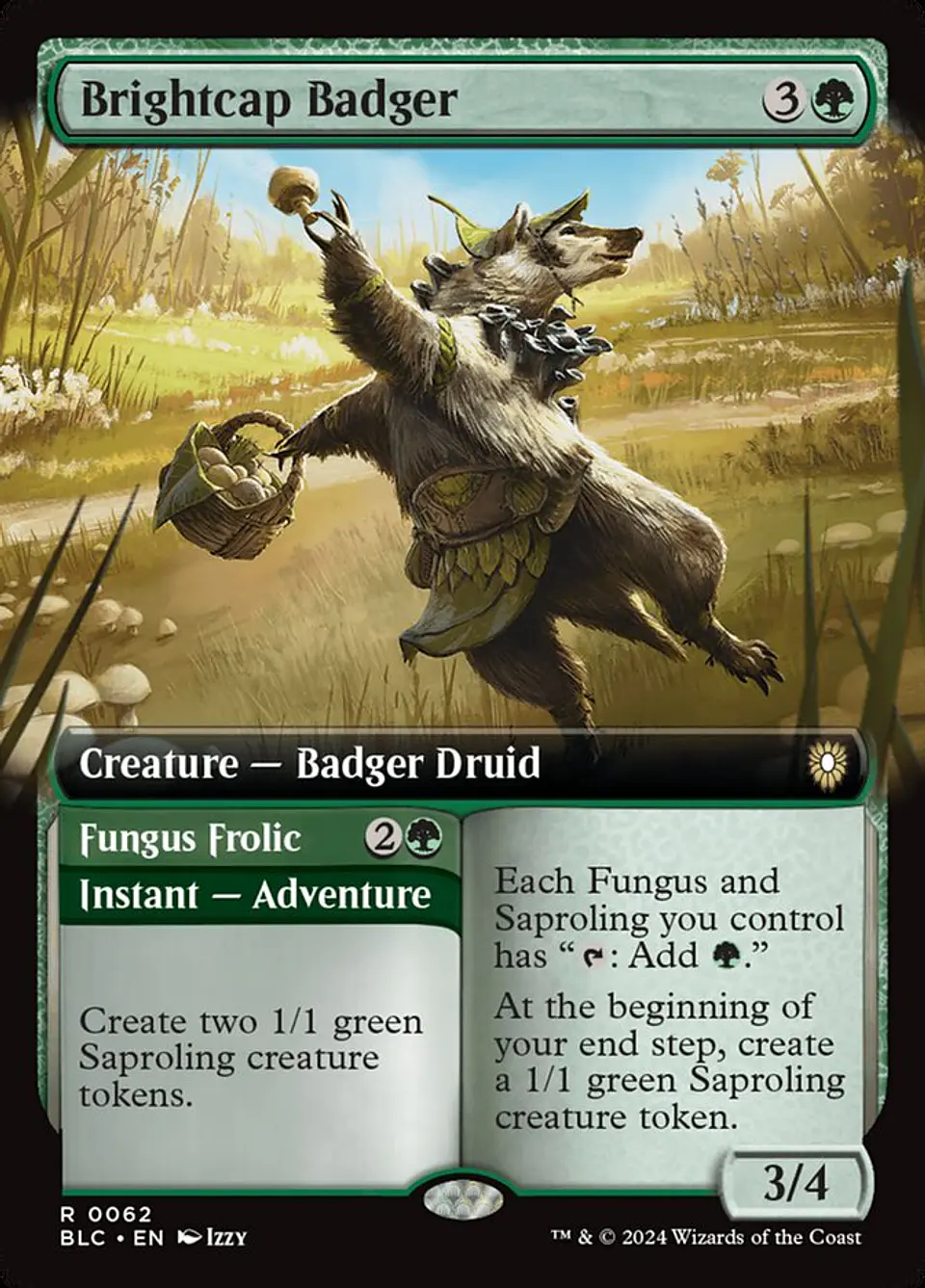 Brightcap Badger // Fungus Frolic (Extended Art) 1