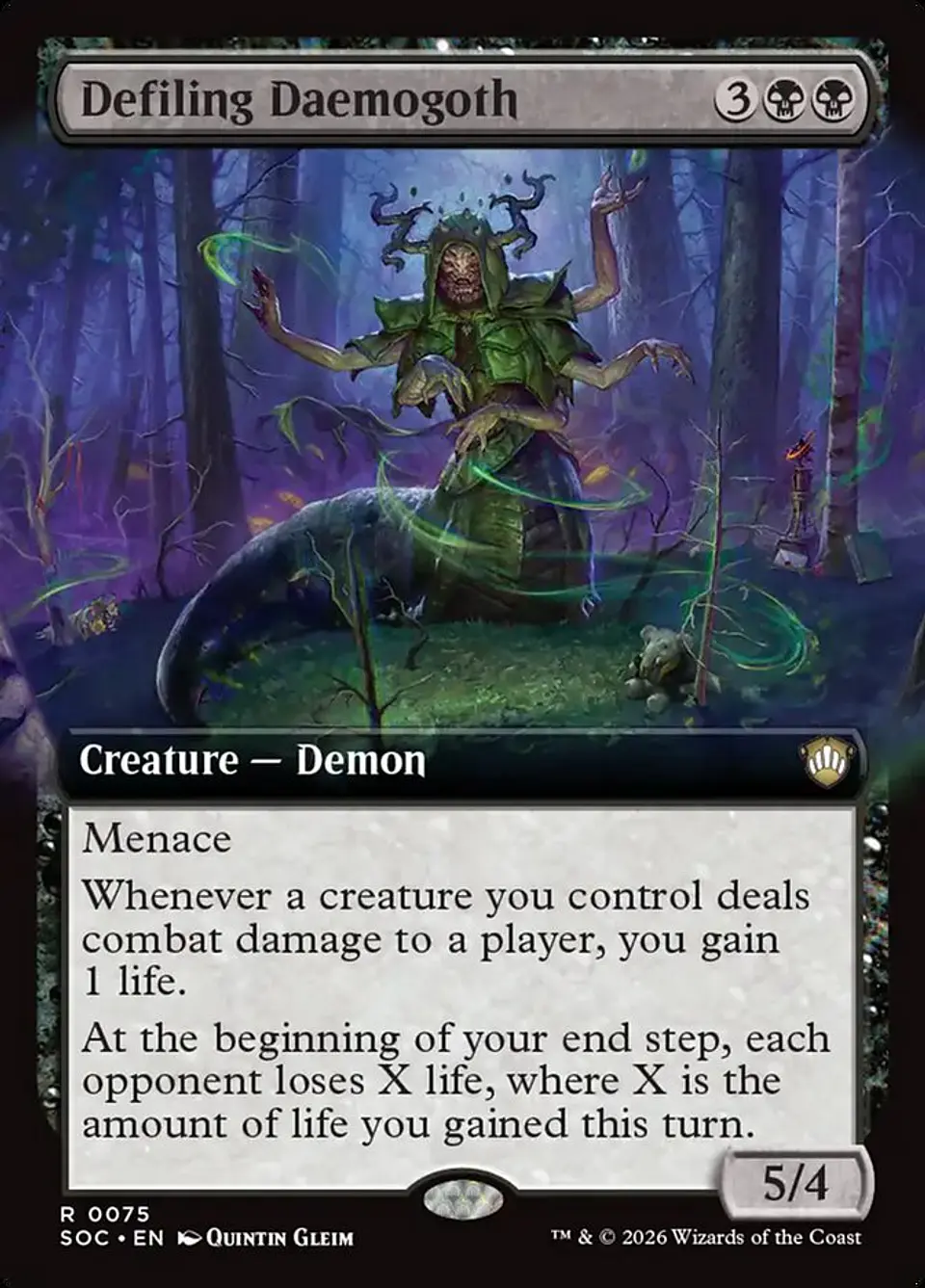 Defiling Daemogoth (Extended Art) 1
