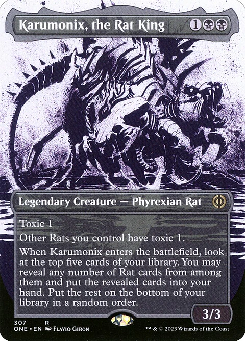 Karumonix, the Rat King (Borderless)