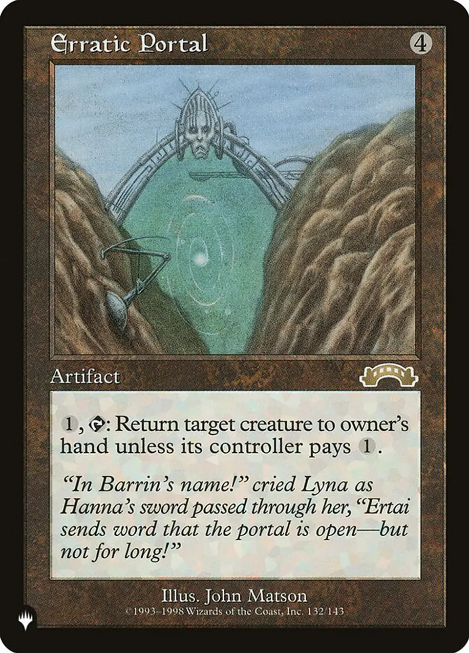 Erratic Portal (The List) 1