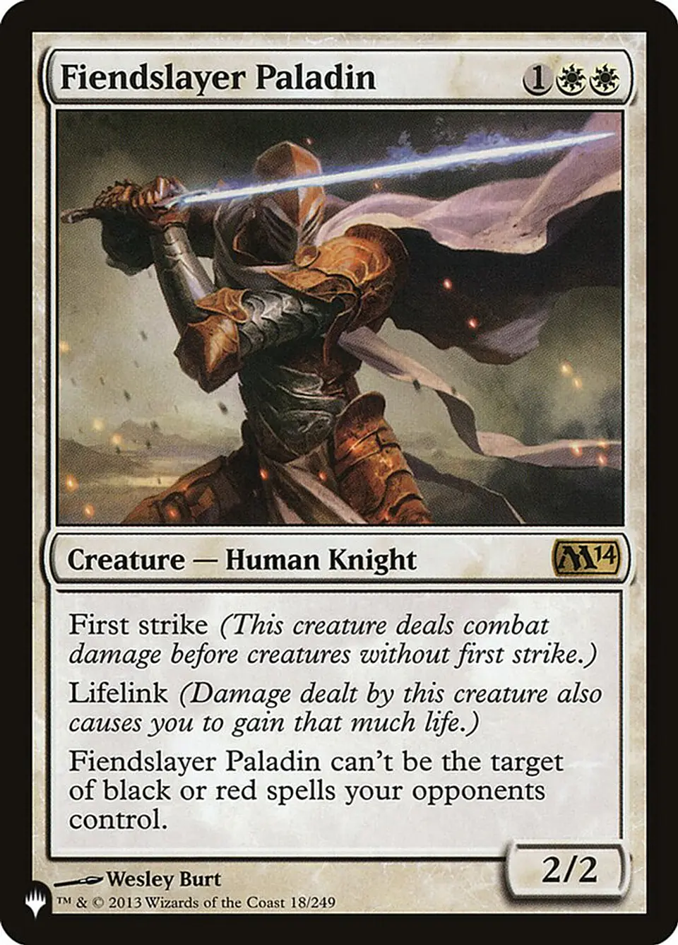 Fiendslayer Paladin (The List) 1