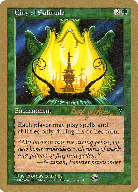 City of Solitude (Retro Frame)