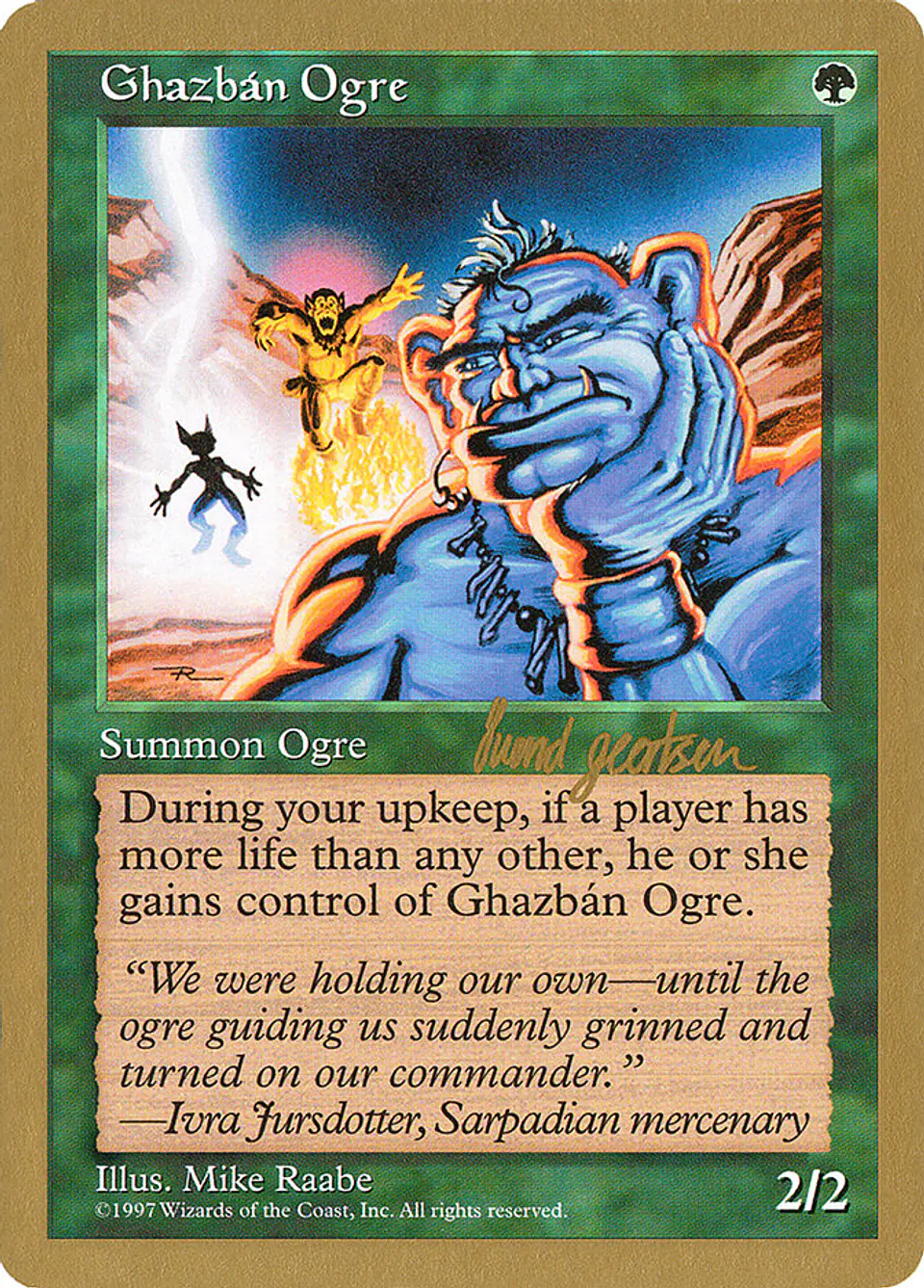 Ghazbán Ogre (Retro Frame) 1