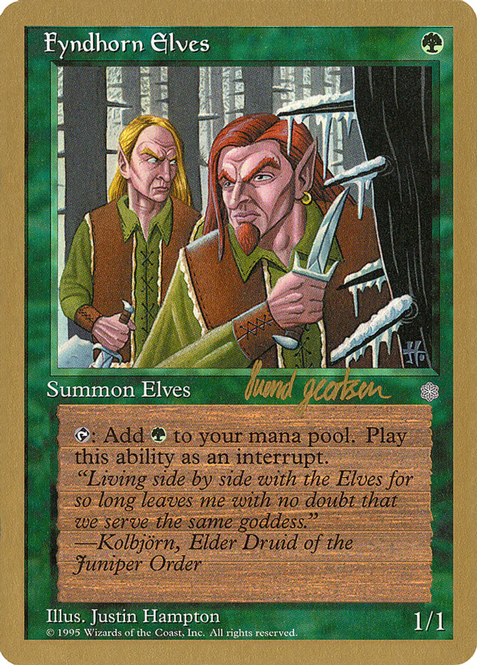 Fyndhorn Elves (Retro Frame) 1