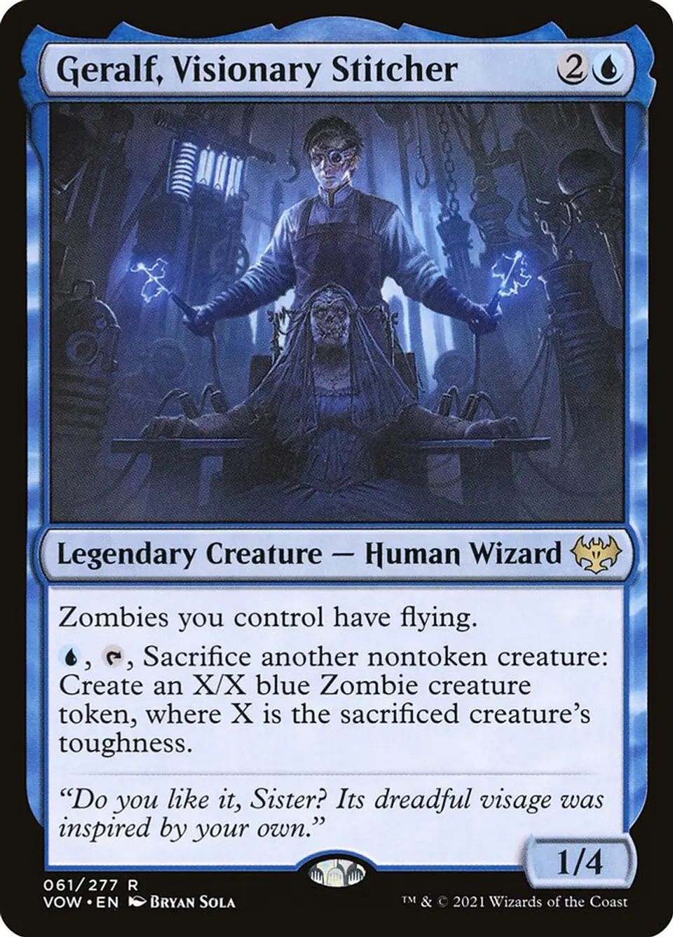 Geralf, Visionary Stitcher 1