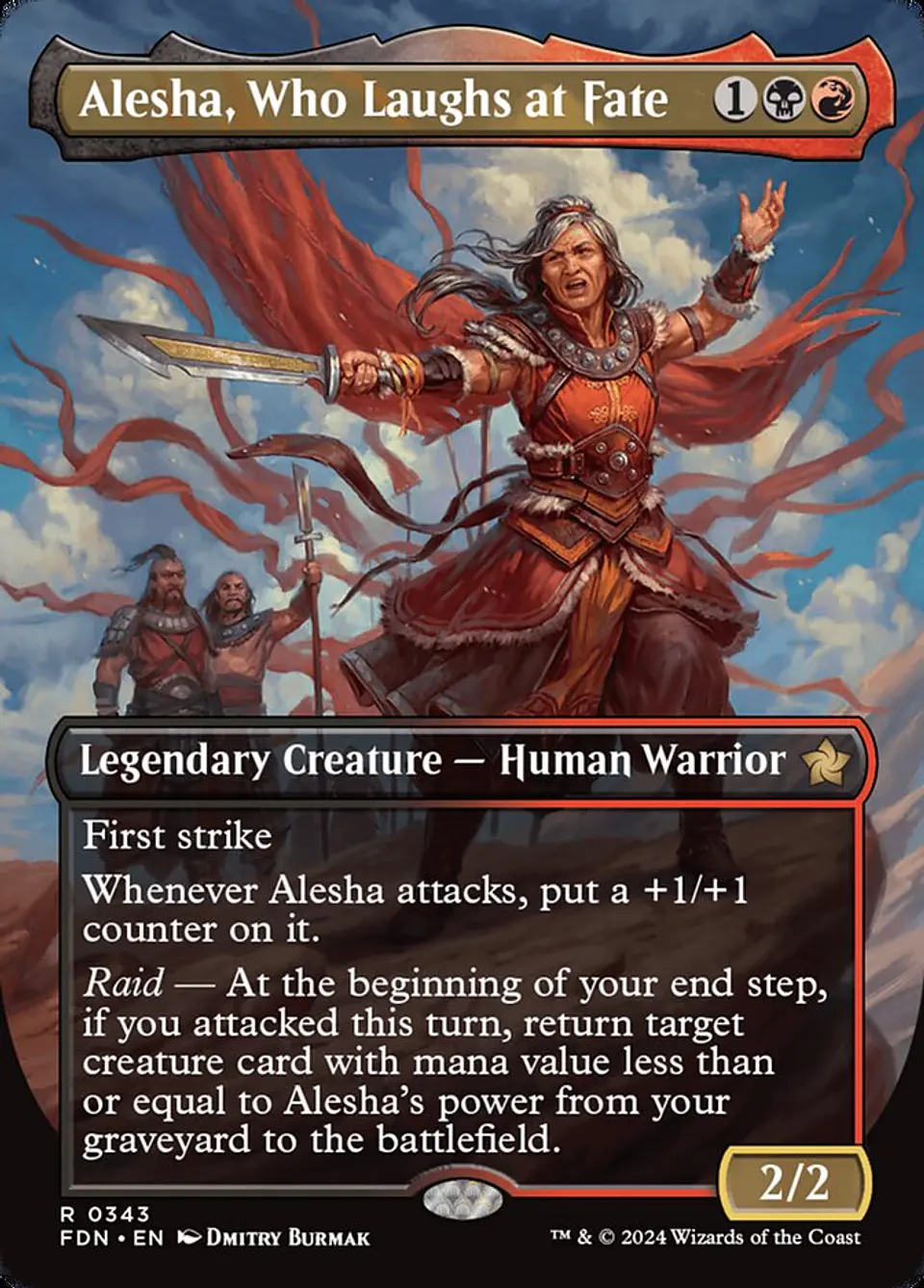 Alesha, Who Laughs at Fate (Borderless) 1