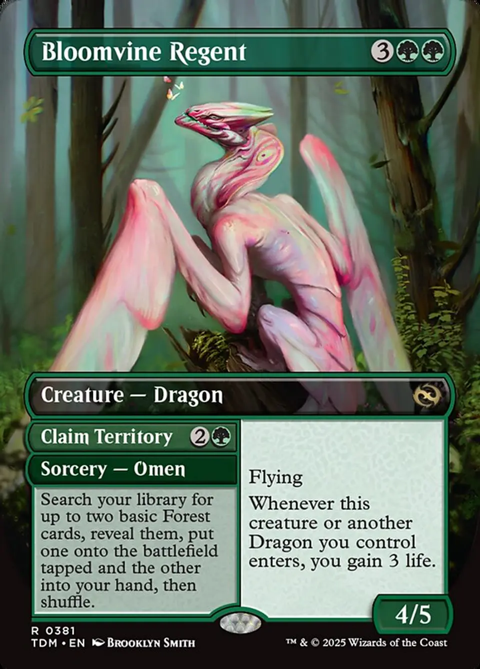 Bloomvine Regent // Claim Territory // Bloomvine Regent (Borderless) 1
