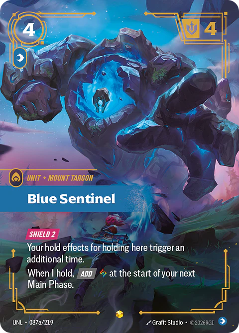 Blue Sentinel (Alternate Art)