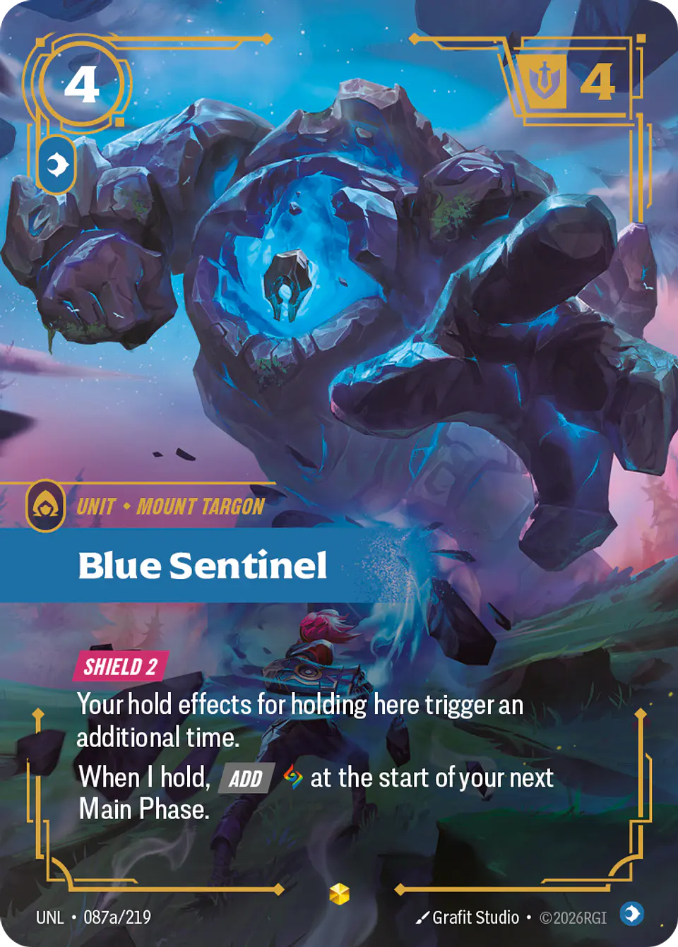 Blue Sentinel (Alternate Art) 1